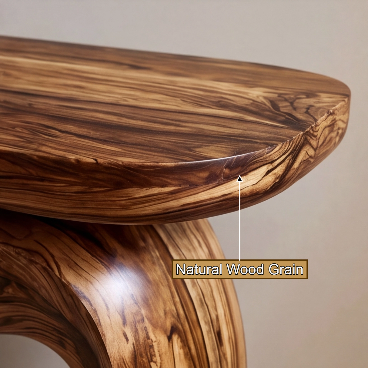 Nyverra Sculpted Solid Wood Console Table - Timberustic Console Table