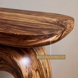 Nyverra Sculpted Solid Wood Console Table - Timberustic Console Table
