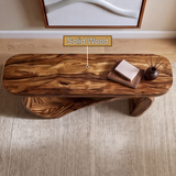 Nyverra Sculpted Solid Wood Console Table - Timberustic Console Table