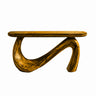 Nyverra Sculpted Solid Wood Console Table Teak - Timberustic Console Table
