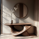 Nyvorith Sculpted Solid Wood Console Table - Timberustic Console Table