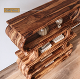 Nyxor Handcrafted Solid Wood Bookshelf
