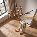 Oakspire Sculpted Solid Wood Tree Coat Rack - Timberustic Tree Coat Rack
