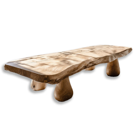 Organic Modern Solid Wood Coffee Table