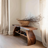 Organic Modern Solid Wood Shoe Rack - Timberustic Shoe Rack
