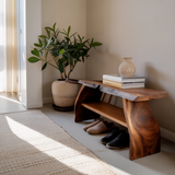 Organic Modern Solid Wood Shoe Rack - Timberustic Shoe Rack