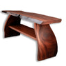Organic Modern Solid Wood Shoe Rack Mahogany - Timberustic Shoe Rack