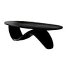 Organic Wave Solid Wood Coffee Table – Scandinavian Japandi Style