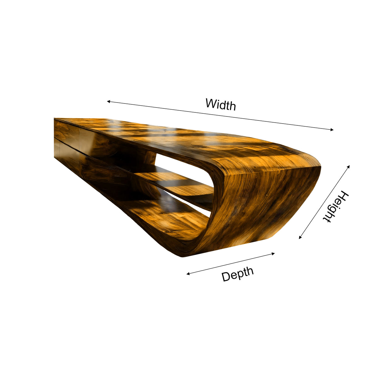 Orinth Vale Solid Wood Kitchen Island