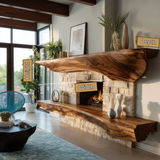 Orithen Sculpted Fireplace Mantel Shelf SPA925327