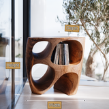 Orivan Handcrafted Solid Wood Record Player Stand SPA233410