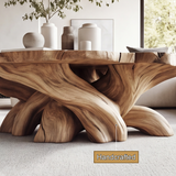 Orivan Sculpted Solid Wood Coffee Table - Timberustic Coffee Table