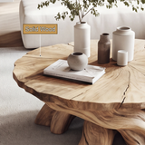Orivan Sculpted Solid Wood Coffee Table - Timberustic Coffee Table