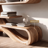 Orivane Handcrafted Solid Wood Bookshelf