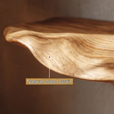 Orivane Live Edge Solid Wood Mushroom Floating Shelf SPA394380 - Timberustic Floating Shelf