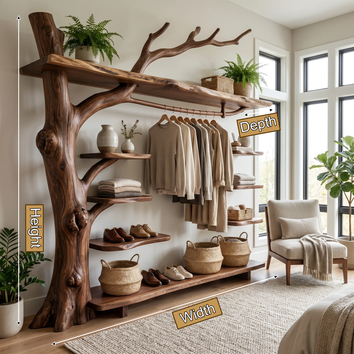 Orivane Sculpted Entryway Organizer