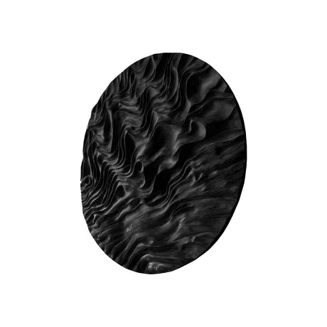 Orivane Solid Wood Sculpted Wall Art Black - Timberustic Wall Art