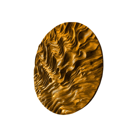 Orivane Solid Wood Sculpted Wall Art Teak - Timberustic Wall Art