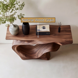 Orivante Sculpted Solid Wood Console Table - Timberustic Console Table