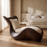 Orivelle Handcrafted Solid Wood Chaise Lounge