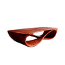 Oriven Curve Solid Wood Coffee Table Mahogany - Timberustic Coffee Table