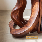 Orivon Handcrafted Solid Wood Record Player Stand SPA241503 - Timberustic Record Player Stand With Storage