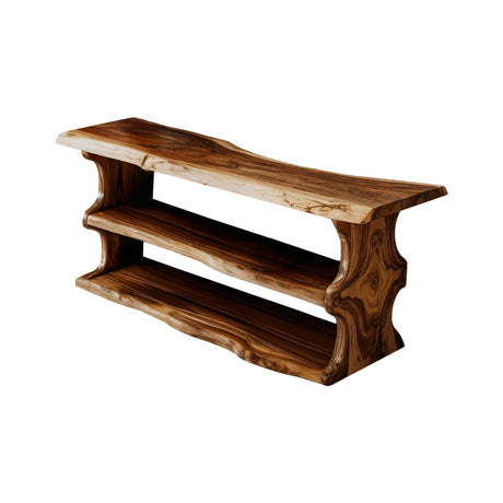 Orlan Organic Modern Solid Wood Shoe Rack