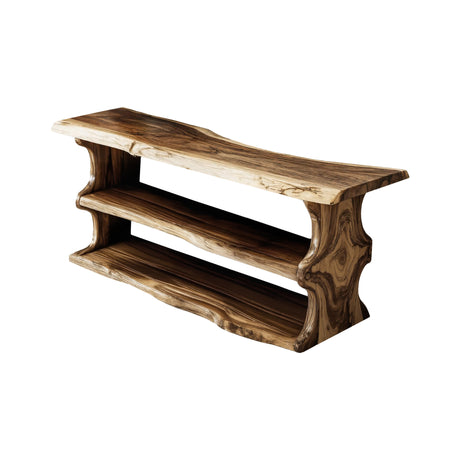 Orlan Organic Modern Solid Wood Shoe Rack