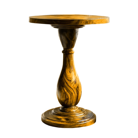 Orlathen Handcrafted Solid Wood Pedestal Stand Teak - Timberustic Pedestal Stand