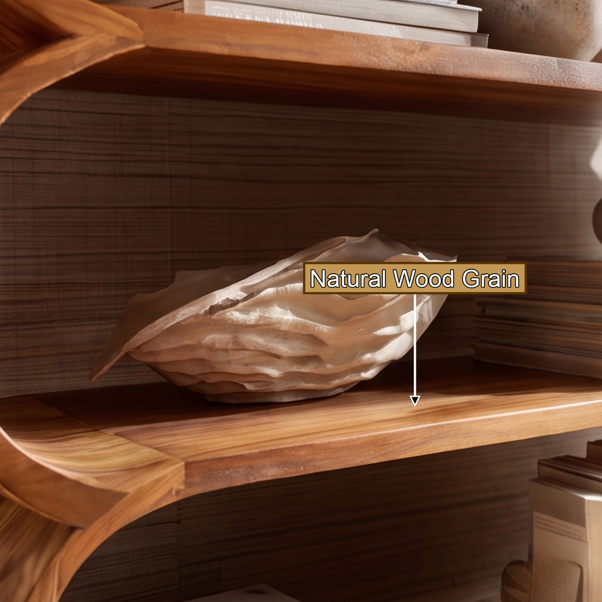 Lioren Handcrafted Solid Wood Bookshelf - Timberustic Bookshelf
