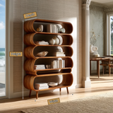 Lioren Handcrafted Solid Wood Bookshelf - Timberustic Bookshelf