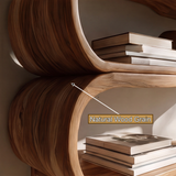 Orlenza Handcrafted Solid Wood Bookshelf