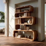 Orlessa Handcrafted Solid Wood Bookshelf