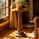 Orleston Solid Wood Pedestal Stand - Timberustic Pedestal Stand