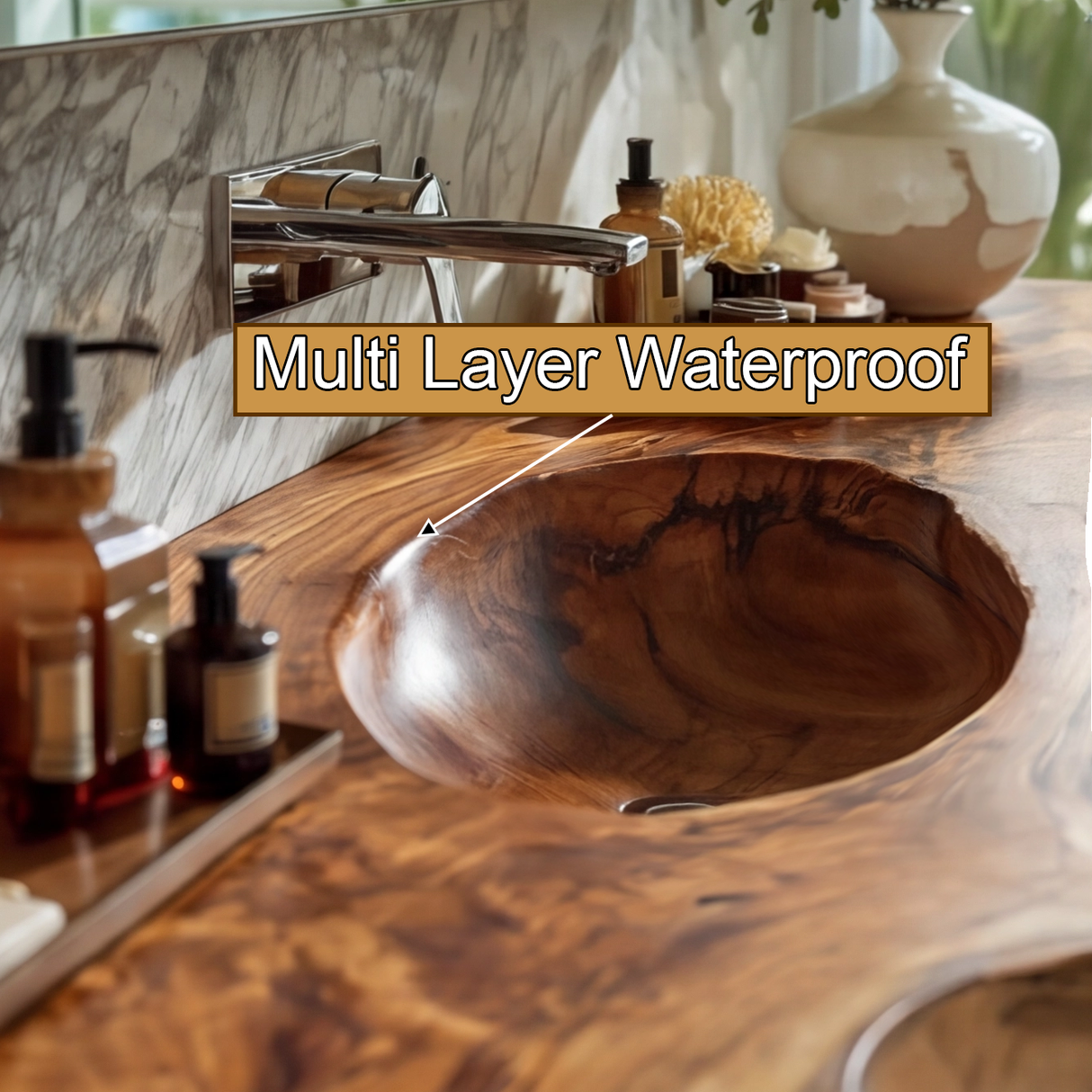 Orlith Live Edge Solid Wood Floating Bathroom Vanity with Integrated Sink SPA665452 - Timberustic Floating Bathroom Vanity with Integrated Sink