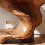 Orlithen Sculpted Solid Wood Console Table - Timberustic Console Table