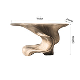 Orlithen Sculpted Solid Wood Console Table - Timberustic Console Table