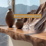 Orlune Sculpted Solid Wood Mountain Floating Shelf SPA564532 - Timberustic Floating Shelf