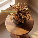 Orlune Solid Wood Pedestal Stand - Timberustic Pedestal Stand