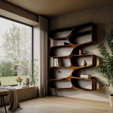 Orren Organic Modern Solid Wood Bookshelf