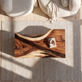 Orren Sculpted Solid Wood Coffee Table - Timberustic Coffee Table