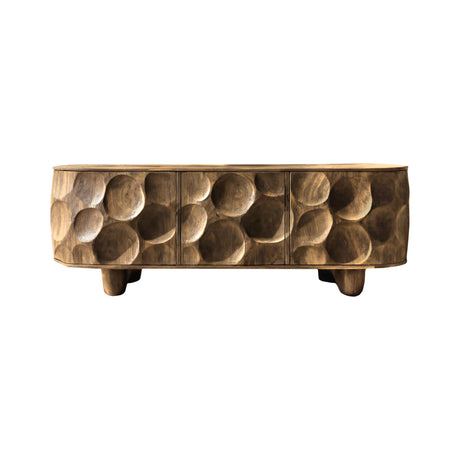 Orva Sculpted Solid Wood Sideboard Cabinet