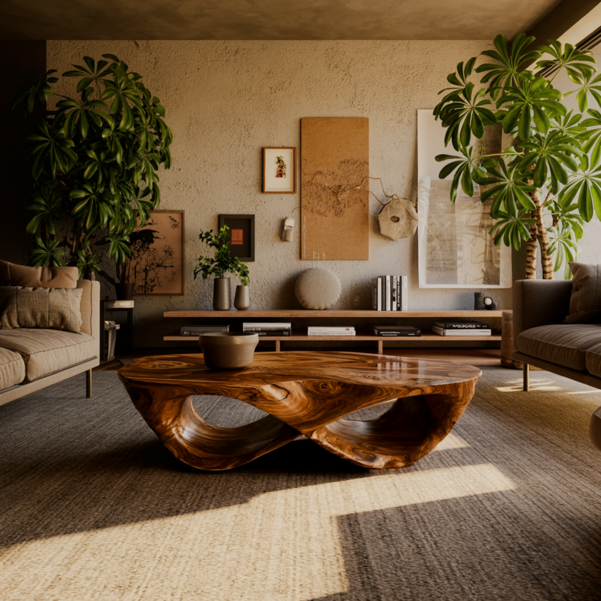 Orvane Loop Solid Wood Coffee Table - Timberustic Coffee Table