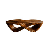 Orvane Loop Solid Wood Coffee Table Brown - Timberustic Coffee Table