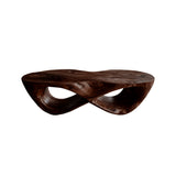 Orvane Loop Solid Wood Coffee Table Dark Walnut - Timberustic Coffee Table