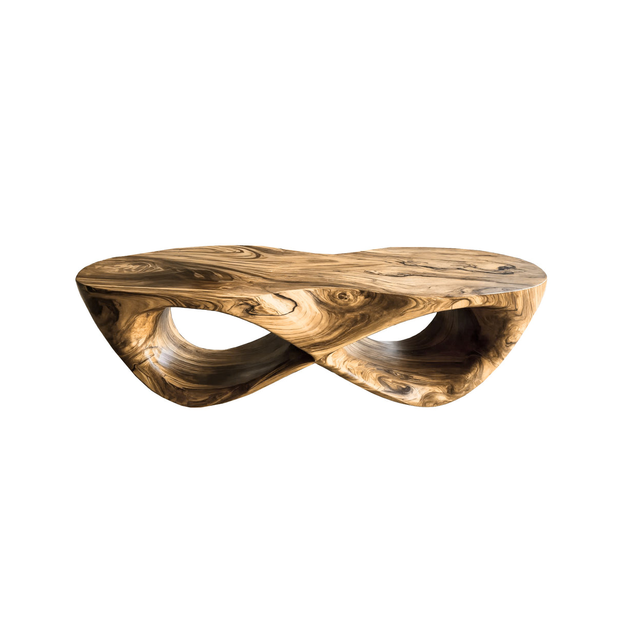 Orvane Loop Solid Wood Coffee Table Natural Oak - Timberustic Coffee Table