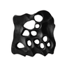 Orvane Sculpted Solid Wood Wall Art Black - Timberustic Wall Art