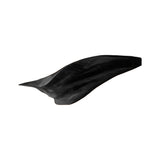 Orvanta Sculpted Solid Wood Floating Shelf Black - Timberustic Floating Shelf