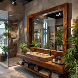 Orvanta Solid Wood Mirror Frame - Timberustic Mirror