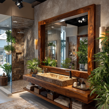 Orvanta Solid Wood Mirror Frame - Timberustic Mirror